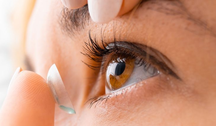 Shows image relating to the the topic of the blog which is contact lenses 