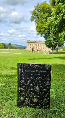 Special edition of Pride and Prejudice photographed at Chatsworth House, the real-life Pemberley.